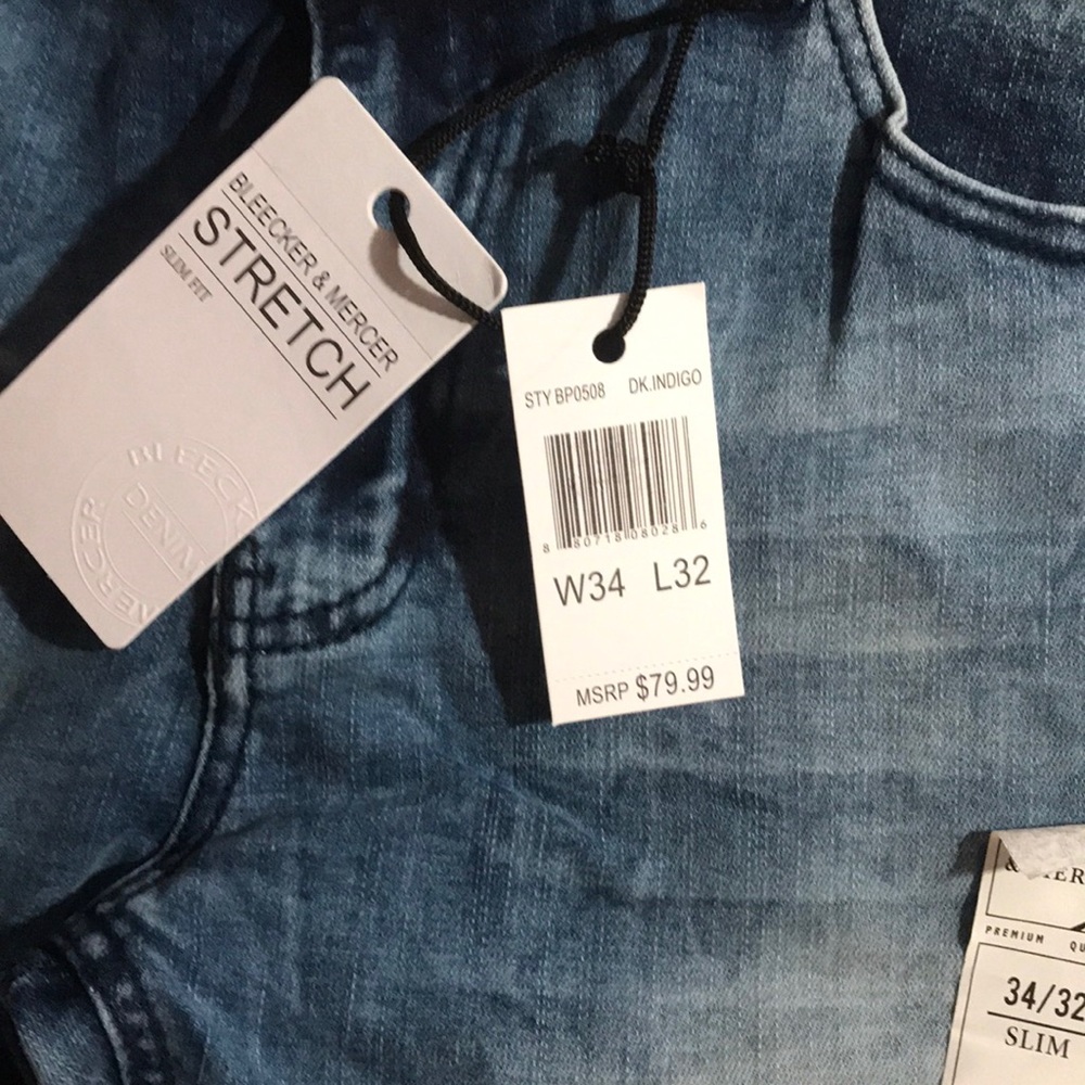 Bleecker&mercer men’s JeansW34/L32